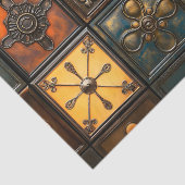 6 Vintage Stijl Gemengde Tegels AA5 Decoupage Tissuepapier (Detail)