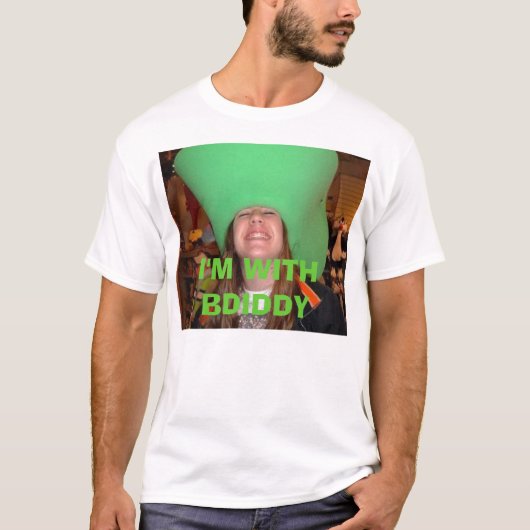 6 vlaggen, IK BEN MET BDIDDY T-shirt (Voorkant)