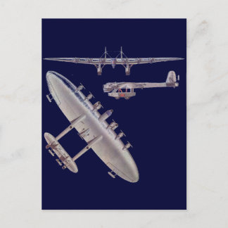 6 Vliegtuig voor het aanzwengelen van motoren Briefkaart