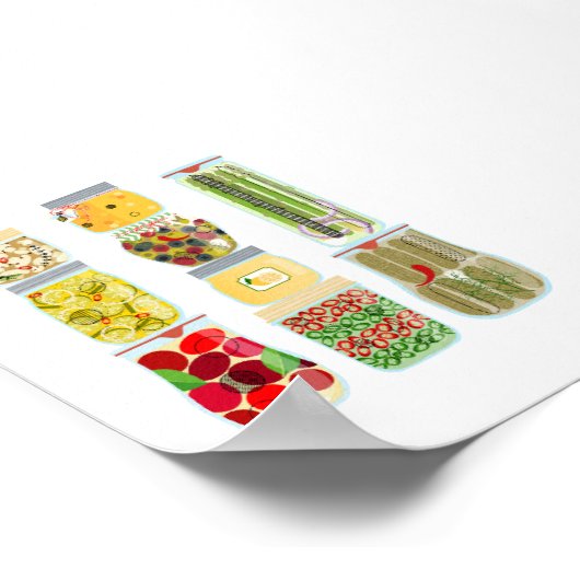 #6 Voedselconservenpotten Poster (Hoek)