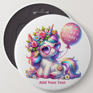 #6 Voeg uw tekst toe /Gefeliciteerd met je verjaa Ronde Button 6,0 Cm