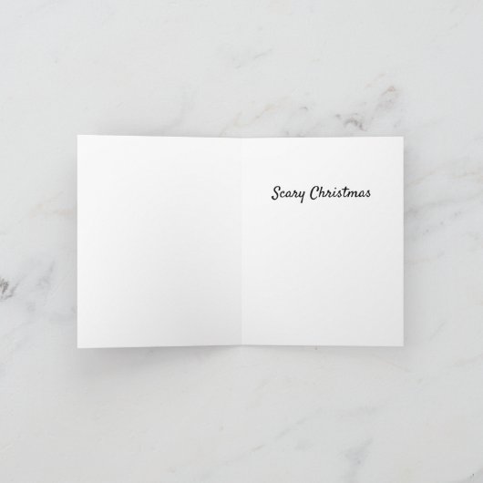 6 voet onder de mistletoe kaart (Binnen)