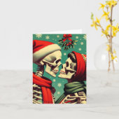 6 voet onder de mistletoe  kaart (Gele Bloem)