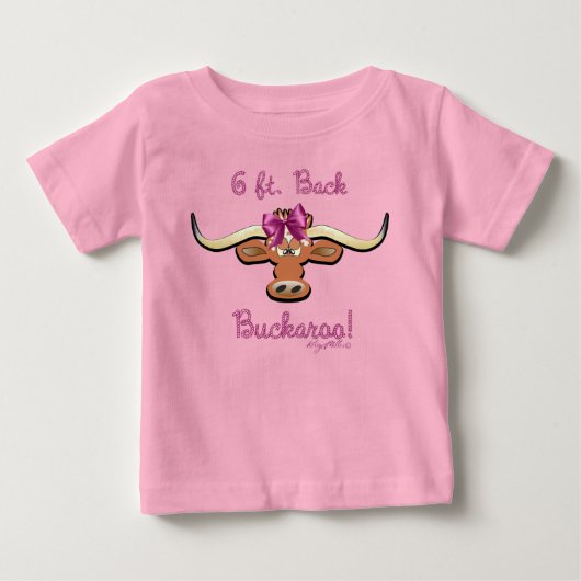 6 Vt. Terug Buckaroo, Longhorn Koe (Voorkant)