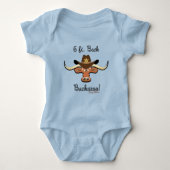 6 Vt. Terug Buckaroo, Longhorn Steer Romper (Voorkant)