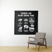 6 Wat ik doe in mijn reservetijd kruipen Wandkleed (In situ)