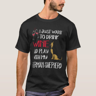 6 Wil gewoon wijn drinken en spelen met mijn Duits T-shirt
