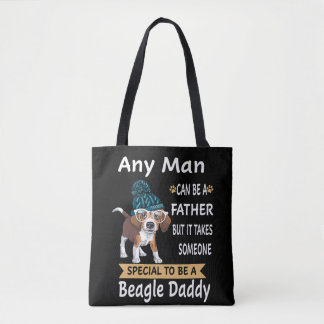 6 Willekeurig Man Beagle Daddy Tote Bag