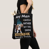 6 Willekeurig Man Beagle Daddy Tote Bag (Dichtbij)