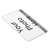 6 "x4" landschapsfotomagneet (witte tekst) magneet (Rechterzijde)