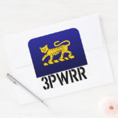 6 x 3PWRR Tiger Stickers (Envelop)