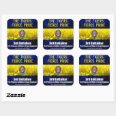 6 x 3PWRR vierkante Stickers (Vel)