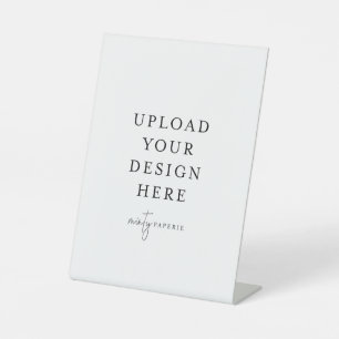 6 x 8-inch plastic voetstuk voor voetstuk reclamebord met voetstuk