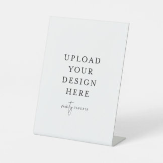 6 x 8-inch plastic voetstuk voor voetstuk reclamebord met voetstuk