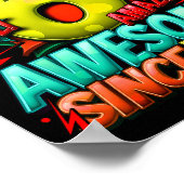 6 Year Old For Boys 6th Birthday Boy 6 Year Old Bo Poster (Hoek)