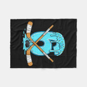 6 Year Old Hockey Ice Cream Drip Youth 6th Birthda Fleece Deken (Voorkant (Horizontaal))