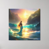 #6  Zeemeerminnenleven Canvas Afdruk (Voorkant)