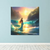 #6  Zeemeerminnenleven Canvas Afdruk (Insitu (Houten vloer))