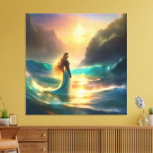 #6  Zeemeerminnenleven Canvas Afdruk (Insitu (Woonkamer))
