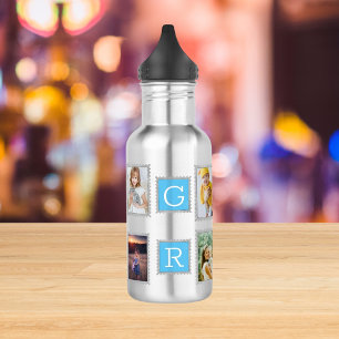 6 Zes Foto Collage Mooie Baby Familie Liefde Oma Waterfles