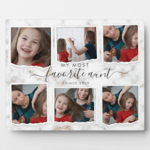 6 Zes Foto Collage Tante Modern Elegante Familie Fotoplaat