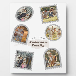 6 Zes foto's Moderne Elegant Collage Family Love Fotoplaat