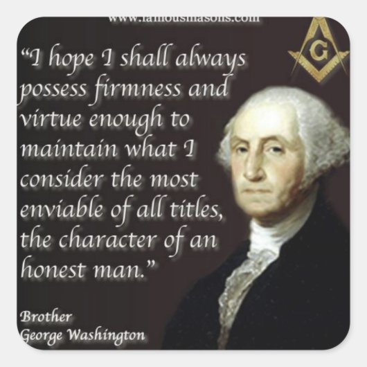 6bc2e2e93206eb61829d3d5d8ee9881c—masonic-symbolen- vierkante sticker (Voorkant)