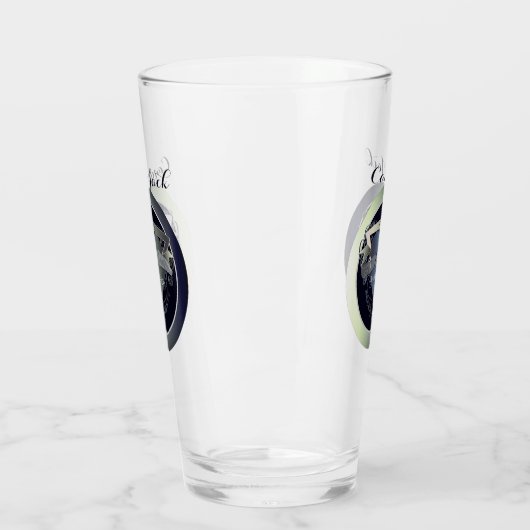 6de IJzeren Huwelijksjubileum 3D Hartembleem Glas (Links)