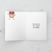 6de verjaardagskaart met leuke kaart (Binnen)