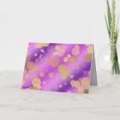 6e 33e 47e 48e Amethist Bruiloft Jubileum Bedankkaart (Achterkant)