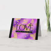 6e 33e 47e 48e Amethist Bruiloft Jubileum Bedankkaart (Voorkant)