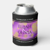 6e 33e 47e 48e Amethist Bruiloft Jubileum Blikjeskoeler (Blikje Voorkant)