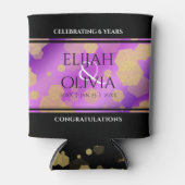 6e 33e 47e 48e Amethist Bruiloft Jubileum Blikjeskoeler (Voorkant)