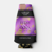 6e 33e 47e 48e Amethist Bruiloft Jubileum Flesjeskoeler (Voorkant)