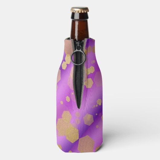 6e 33e 47e 48e Amethist Bruiloft Jubileum Flesjeskoeler (Fles Achterkant)