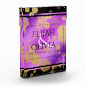 6e 33e 47e 48e Amethist Bruiloft Jubileum Fotoblokken (Links)