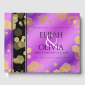 6e 33e 47e 48e Amethist Bruiloft Jubileum Gastenboek (Voorkant)