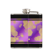 6e 33e 47e 48e Amethist Bruiloft Jubileum Heupfles (Achterkant)