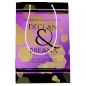 6e 33e 47e 48e Amethist Bruiloft Jubileum Medium Cadeauzakje (Voorkant)