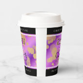 6e 33e 47e 48e Amethist Bruiloft Jubileum Papieren Bekers (Links)