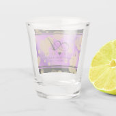 6e 33e 47e 48e Amethist Bruiloft Jubileum Shot Glas (Achterkant)