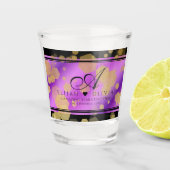 6e 33e 47e 48e Amethist Bruiloft Jubileum Shot Glas (Voorkant)