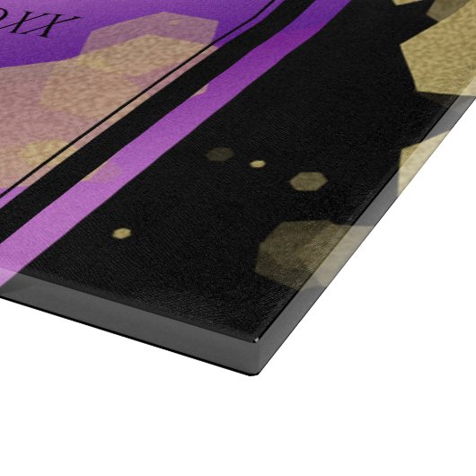 6e 33e 47e 48e Amethist Bruiloft Jubileum Snijplank (Hoek)