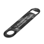 6e 33e 47e 48e Amethist Bruiloft Jubileum Speed Flessenopener (Achterkant Gekanteld)