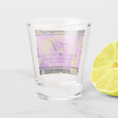 6e 33e 47e 48e Amethist Bruiloftsjubileum Shot Glas (Achterkant)