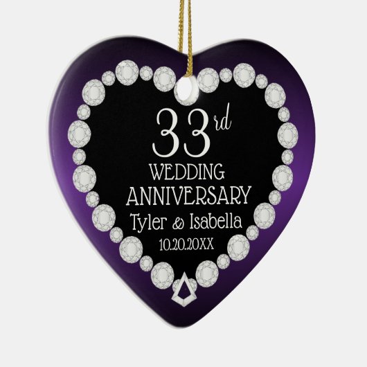 6e / 33e / 47e Jubileum | Vlierbes Keramisch Ornament (Rechts)