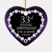 6e / 33e / 47e Jubileum | Vlierbes Keramisch Ornament (Achterkant)