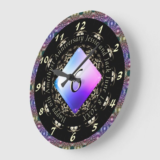 6e Amethyst Wedding Jubileum Grote Klok (Hoek)