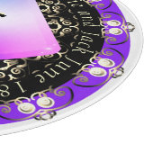 6e Amethyst Wedding Jubileum Snijplank (Hoek)