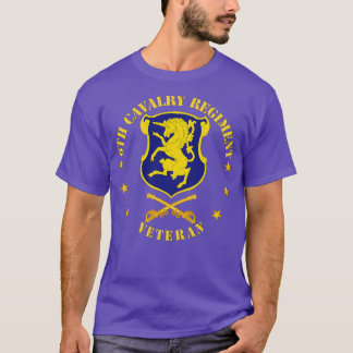 6e Cavalerie Regiment Veteraan w Cav Branch T-shirt